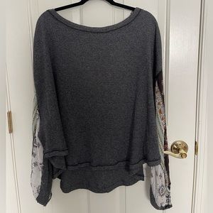 Free People Patchwork Sweater